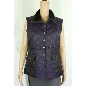 Great Northwest Vest M Puffer Purple Sleeveless Womens